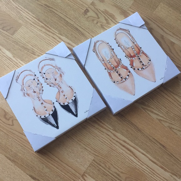 π Rockstuds wall art canvas office decor glam room - Picture 4 of 6